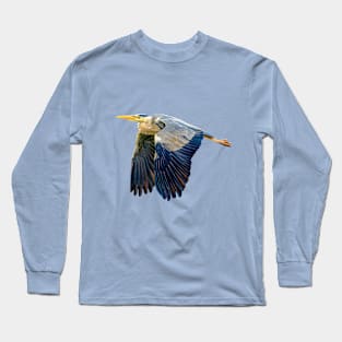 Flying Heron Long Sleeve T-Shirt